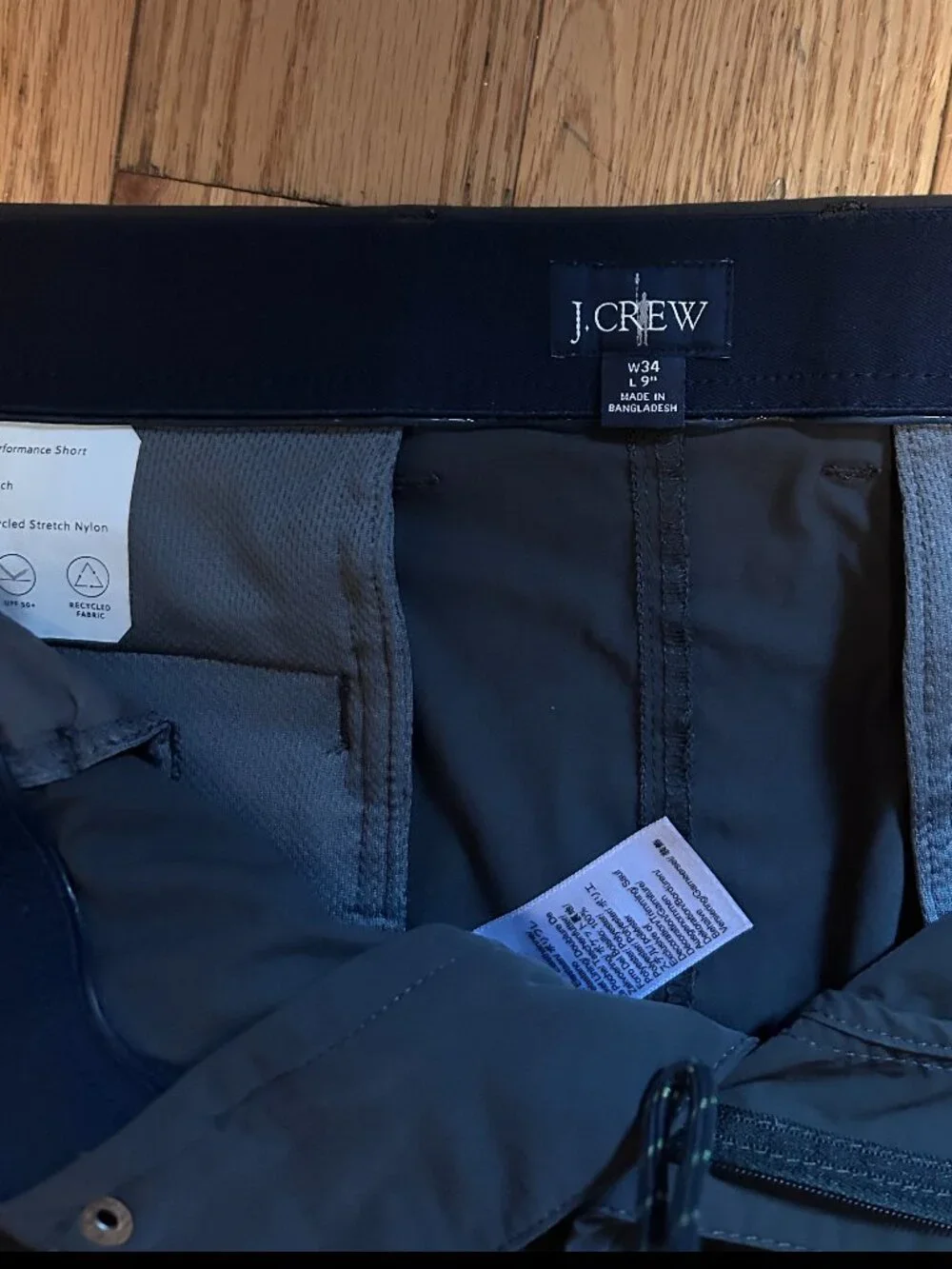 J.Crew Performance shorts size W34 L9 charcoal grey